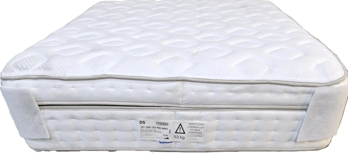 Silentnight 2000 Pocket Latex Boxtop - Kingsize (Return)